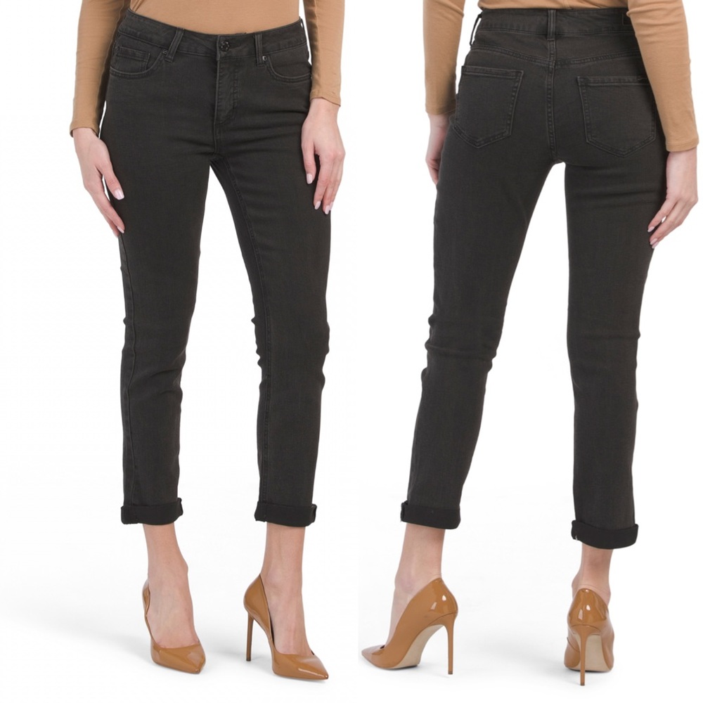SEVEN7 NWT Black Denim Slim Fit Jeans Size 10